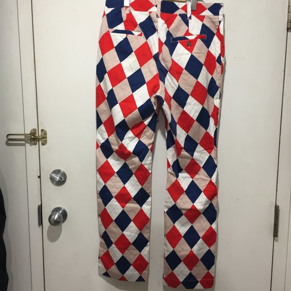 LOUDMOUTH MULTICOLOR GOLF PANTS - Picture 3 of 5